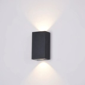 MAYTONI O581WL-L6B TIMES Modern Kültéri Fali Lámpa Fekete LED IP54