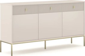 Komód MAGGIORE MA03 3 ajtó/3 fiók kasmír/arany