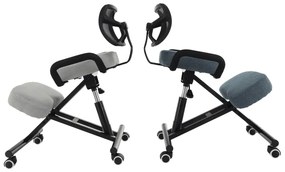 Ergonomikus irodai fotel Rumun (szürke + fekete). 1016263