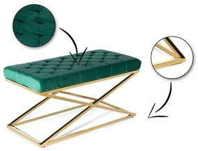 Steppelt pad SALIBA 50x97 cm arany/zöld