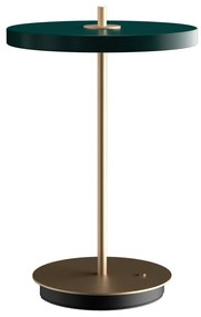 Zöld LED dimmelhető asztali lámpa fém búrával (magasság 31 cm) Asteria Move – UMAGE