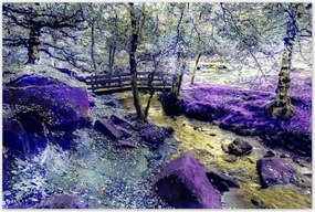 Poszterek 120x80 Híd a folyó felett