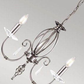 Elstead Lighting AEGEAN AG5-POL-NICKEL Csillár 5x60W/E14