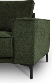 Zöld zsenília sarokkanapé (bal oldali-heverő résszel) Copenhagen – Scandic