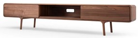 Barna tölgyfa TV-állvány 220x45x45 cm Fawn – Gazzda