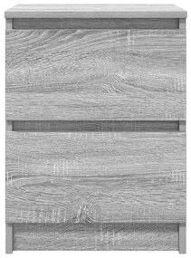 szürke sonoma színű szerelt fa TV-szekrény 40x35x54 cm