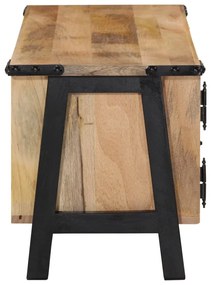 tömör mangófa TV-szekrény 110x35x40 cm