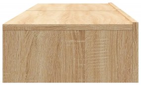 2 db sonoma tölgyszínű TV-szekrény LED-lámpákkal 60x35x15,5 cm