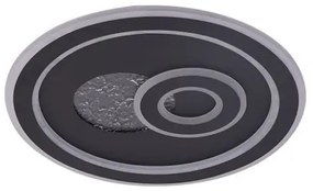 LED Dimmelhető mennyezeti lámpa LED/95W/230V fekete + távirányítás