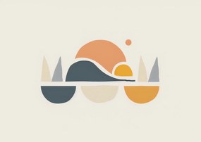 Poszter 42x29,7cm Felmagasztalt dombok