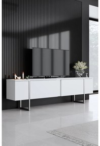 TV asztal/Szekrény Luna 2 (fehér + ezüst) . 1102328