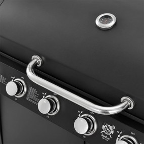BBQ gázgrill ,,Kalifornia" 6 gázégővel + 1 oldalsó gázégő