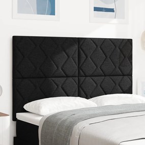 LED Fejtámla Gyémánt Blokk Design Fekete 144 cm Szövet