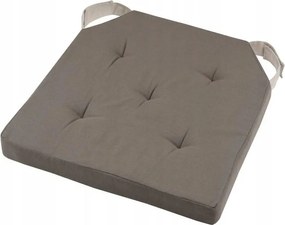 Duo székpárna 38x38 cm taupe kobalt pamut tépőzáras ülés