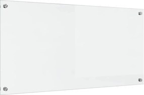 vidaXL Konyhai splashback Átlátszó 100 x 50 cm edzett üveg