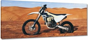 Vászonkép 100x40 Motocross a sivatagban