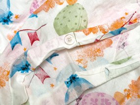 Krepp ágyneműhuzat kiságyba Renforcé BALUNEA fehér Ágyneműhuzat mérete: 45 x 65 cm | 90 x 140 cm