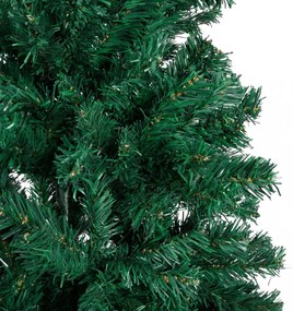 zöld PVC műkarácsonyfa vastag ágakkal 180 cm