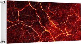 Mágneses Radiátorvédő 120x60 Láva Fotótapéta