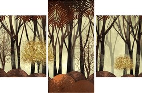 Kép - Dekoratív erdő (90x60 cm)