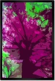 Poszterek keretben 40x60 Absztrakt Fák Ősz