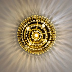 Brilagi - LED kristály mennyezeti lámpa MOZART 5xE14/40W/230V aranyszínű