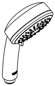 GROHE 27575002 - TEMPESTA COSMOPOLITAN 100 4” kézi zuhany, fényes króm