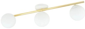 EMIBIG 1249-3 SPLENDI Glamour Mennyezeti Lámpa Fehér, Arany E14 IP20