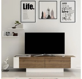 TV asztal/Szekrény Metro (dió + fehér) . 1102349