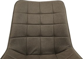 Szék, szürkésbarna taupe/fekete, SARIN