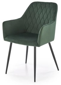 K558 szék, sötétzöld