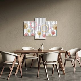 Absztrakt pitypangos kép (90x60 cm)