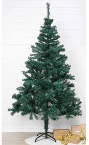 HI zöld karácsonyfa fém talppal 180 cm