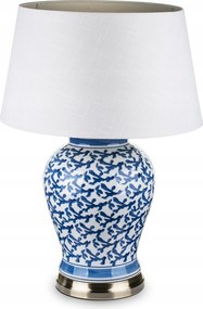 Klasszikus nagy asztali lámpa lámpaernyővel kerámia dekoratív éjjeli lámpa