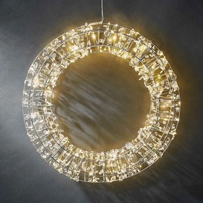 MON BIJOU világító LED-es koszorú, Ø 45 cm