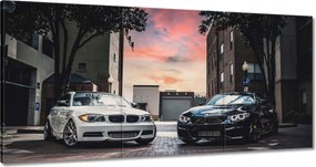 Vászonkép 180x90 Fekete-fehér Nővérek 2