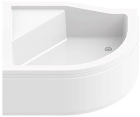 New Trendy Maxima félkör alakú zuhanytálca 100x80 cm fehér B-0367