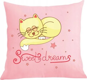 Párna párnahuzat Sweet Dreams Cica
