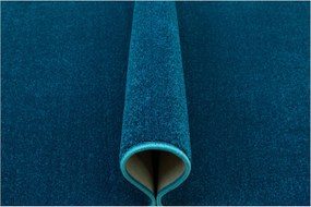 Tengeri Türkiz Szőnyeg Divatos Sima Filcből Carousel Méretre 200x250 cm