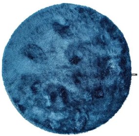 Shaggy szőnyeg Whisper Blue o 160 cm kör alakú