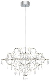 Ezüstszínű LED függőlámpa ø 80 cm Efesos – Markslöjd