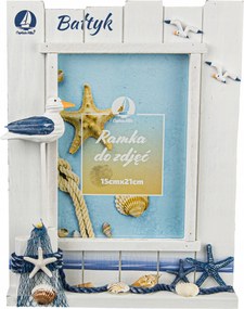 Dekoratív képkeret Balti-tenger 15 x 21 cm