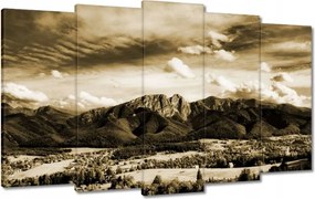 Képek 100x60 Tátra Lengyel hegyek Kilátás