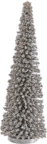 X-MAS csillámló fenyő 45 cm ,ezüst