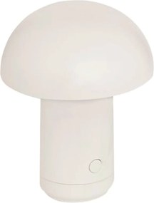 LED asztali lámpa FUNGHI 11,2 cm, fehér