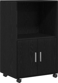 vidaXL Cabinet Fekete tölgy 55 x 40 x 82 cm