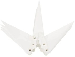 összecsukható tüskés fehér karácsonyi lámpa LED-del 57 cm