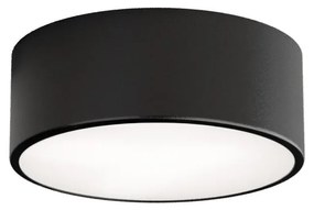 Fürdőszobai mennyezeti lámpa CLEO 1xE27/24W/230V átm. 20 cm fekete IP54