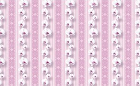 Flizelin fotótapéta Rózsaszín orchideák Elegancia és stílus 208x146 +ragasztó