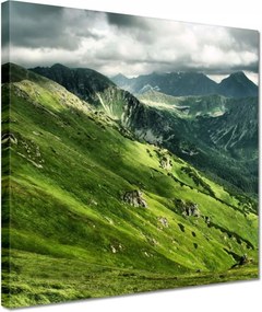 Vászonkép 30x30 Tátra Lengyel hegyek Kilátás